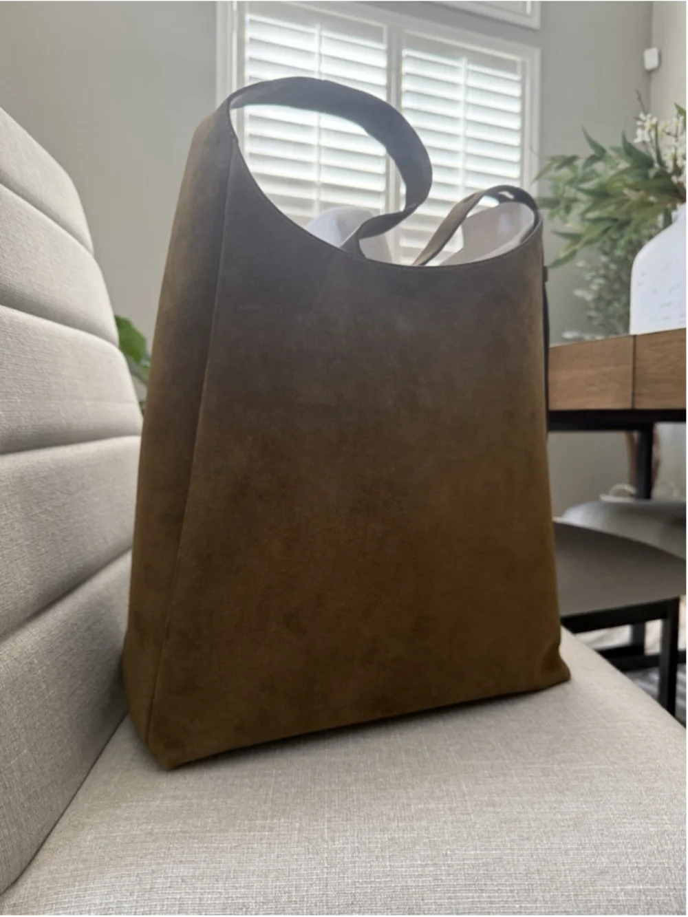 New Tory Burch Romy Olive Suede Hobo Bag I Deep Olive